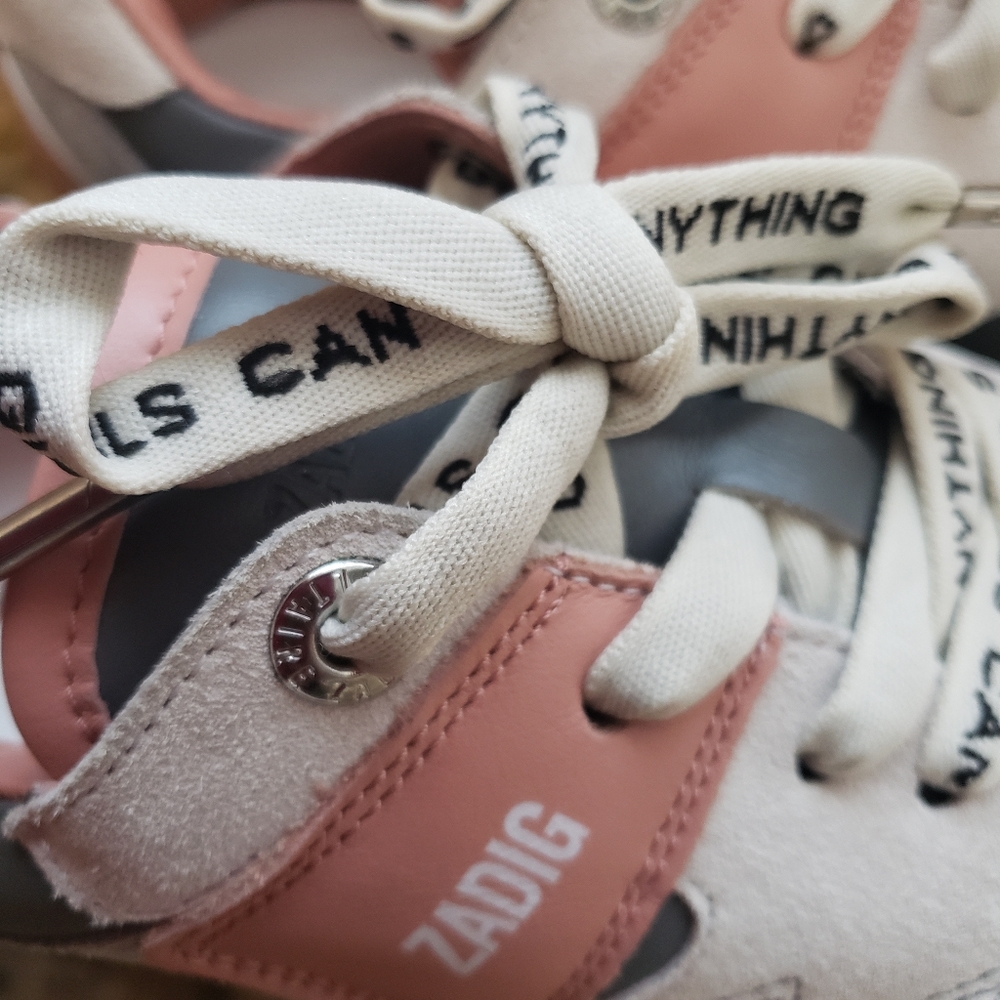 Zadig & Voltaire Sneakers Leather & Suede Multico… - image 4